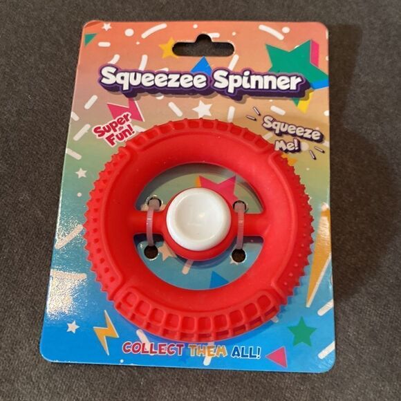 Squeezee Spinner Fidget Spinner Toy Bundle NEW (2 Different Colors) - Picture 4 of 4